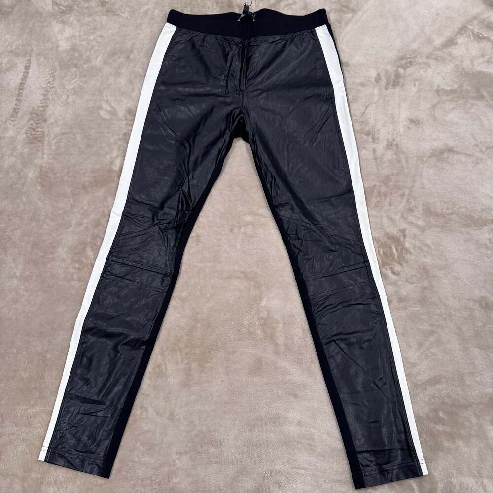 Sanctuary Runway  Leather Leggings Black SIZE MEDIUM
